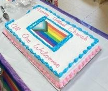 Affirming Sunday cake